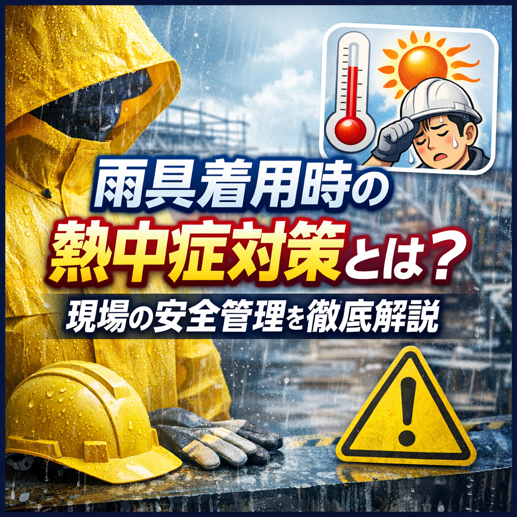 雨具着用時の熱中症対策とは？現場の安全管理を徹底解説